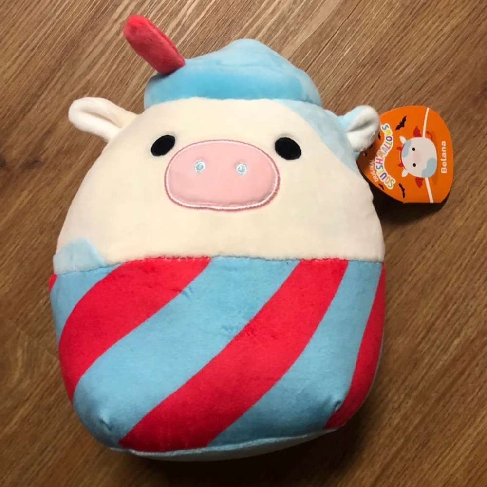 Custom Squishmallows Baja the Slushie Cow 8" Stuffed Plush